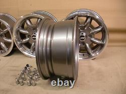 Ford Escort Cortina Capri 6x13 Alloy Wheel Set Jbw Minilight Style 13x6