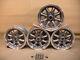 Ford Escort Cortina Capri 6x13 Alloy Wheel Set Jbw Superlite 13x6 Gun Metal