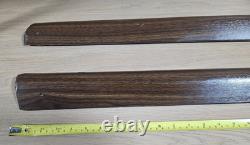 Ford Escort Cortina Granada Wood Door Top Trims Pair Genuine New Old Stock Rare