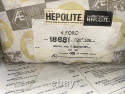 Ford Escort MK1 Capri, Cortina MK2 1300 Cc Plus 20 Hepolite Pistons NOS
