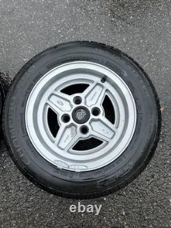 Ford Escort MK1 MK2 / RS2000 / Mexico / Capri / Cortina RS 4 Spoke Alloy Wheels