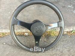 Ford Escort Mk1 Mk2 Rs2000 3 Spoke Steering Wheel Rs Centre & Boss E212r70014