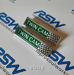 Ford Escort Mk1 Twin Cam Lotus Cortina Car Badges Set Of 2