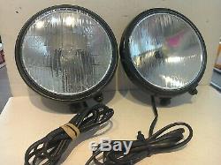 Ford Escort Mk2 Sport Fiesta Mk1 Xr2 Cortina Mk4 S Spot Lamps Org Carello Pair