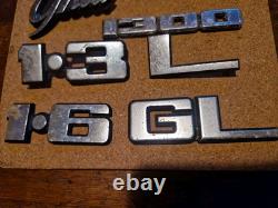 Ford Job Lot Classic Badges Emblems Logos Escort Cortina, Capri Granada Ghia etc