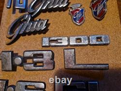 Ford Job Lot Classic Badges Emblems Logos Escort Cortina, Capri Granada Ghia etc