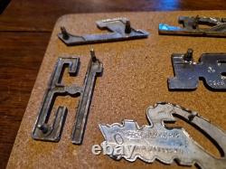 Ford Job Lot Classic Badges Emblems Logos Escort Cortina, Capri Granada Ghia etc