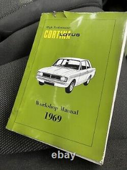 Ford Lotus Cortina Mk 2 Original Workshop Manual 1969 RS Twin Cam Chapman dealer