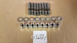 Ford Pinto 2.0 Escort Sierra Cortina Capri Exhaust stud + Aero Nut kit / set