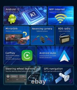 GPS Navi WIFI Car Stereo Radio Bluetooth Video Player For CarPlay Android Auto