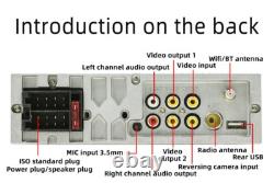 GPS Navi WIFI Car Stereo Radio Bluetooth Video Player For CarPlay Android Auto