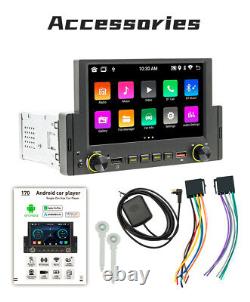 GPS Navigation 1 DIN Car Radio Multimedia Player Head Unit CarPlay Android USB