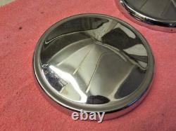 Genuine Ford Escort Cortina Capri Anglia Chrome Hubcaps Centre Caps (B008)