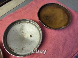 Genuine Ford Escort Cortina Capri Anglia Chrome Hubcaps Centre Caps (B008)