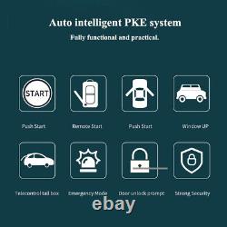 Keyless Entry Engine Start Stop Push One-button Alarm System Car Accessories SUV