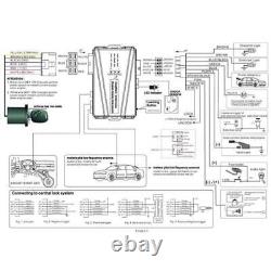 Keyless Entry Kit Remote Starter Stop Push Button Engine Locking Car Accessories