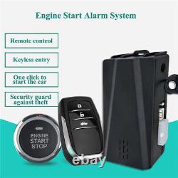 Keyless Locking Kit Remote Starter Stop Push Button Entry Engine Car Accessories