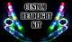 Led Rgb Head Light Halo Angel Eye Drl Retrofit Bluetooth Universal Custom