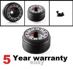 Leather Drift Flat 330mm Steering Wheel Fit Ford Capri Mk1 Mk2 Escort Black