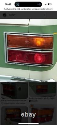 Lotus Cortina Mk2 O/s Rear Indicator Lens New Old Stock