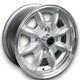 Minilite Style Aluminum Rims Silver For Ford Cortina Mk2 7x13 Et -7