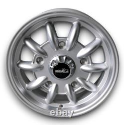 Minilite Style Aluminum Rims Silver For Ford Cortina MK2 7x15 ET 5