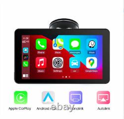 New 7 Car Dash Monitor Player Screen For iphone Carplay Samsung Android Auto