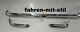 New Ford Escort Cortina Bumper Bumpers Mk1 Hochglanzset Vga K Chrome