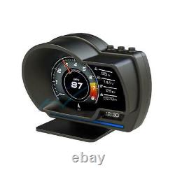 OBD+GPS Dual System Car SUV HUD Gauge Digital Speedometer withAlarm Ambient Light