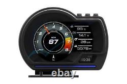 OBD+GPS Dual System Car SUV HUD Gauge Digital Speedometer withAlarm Ambient Light