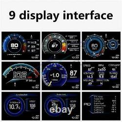 OBD+GPS Dual System Car SUV HUD Gauge Digital Speedometer withAlarm Ambient Light