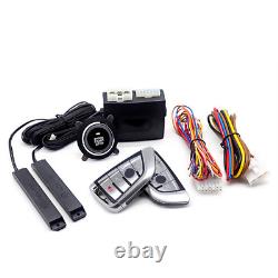 PKE Keyless Entry Engine Start Alarm System Push Button Remote Start Stop Kits