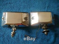 Pair of Ford Carello Chrome Fog lights Spotlight Ford Escort RS Mexico Cortina