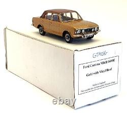 Pathfinder GTA Models 1/43 Scale GTA01G Ford Cortina Mk2 1600E Gold/Vinyl Roof