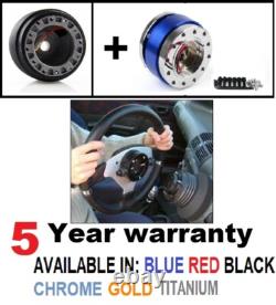 Quick Release Snap Off Steering Wheel Boss Kit Hub Fit Escort Mk1 Capri + More