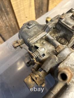 Rare FoMoCo Ford Inlet Manifold & Carburettor 681F 9425AA Mancave Escort Cortina