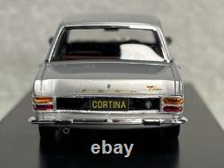 Rare Traxx Top Gear 143 Ford Cortina GT Mk2 In Quick Silver In Display Case