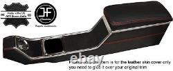 Red Stitch Centre Console & Armrest Leather Covers Fits Ford Cortina Mk1 Mk2