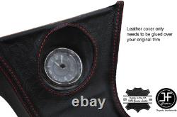 Red Stitch Centre Console Covers Leather Fits Ford Cortina Mk1 Mk2 1600e Gt