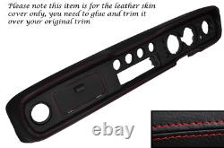 Red Stitch Dash Dashboard Leather Cover Fits Ford Cortina Mk2 1600gt Custom New