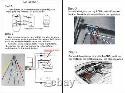 Remote Smart Key Car Keyless Entry Automatic Lock LCD Touch Screen Universal SUV