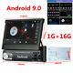 Retractable 7in Android 9.0 Single Din 16g Gps Bluetooth Car Stereo Mp5 Player