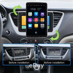 Rotatable 9in Android 8.1 Car Stereo Bluetooth WiFi MP5 Player GPS Navi 16G 2Din