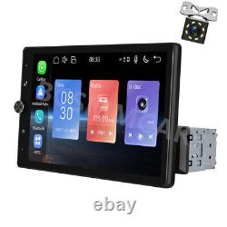 Rotatable Car Stereo Radio Carplay Android Auto 10.4 Bluetooth FM With8LED Camera