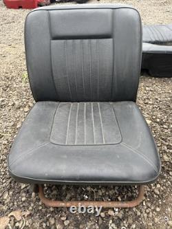 Set Of 1970 Ford Corsair Black Vinyl Seats Will Also Fit Mk2 Cortina 4 Door