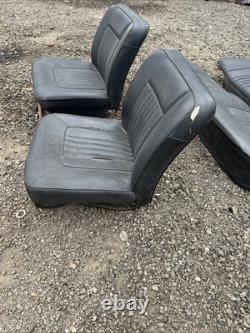 Set Of 1970 Ford Corsair Black Vinyl Seats Will Also Fit Mk2 Cortina 4 Door