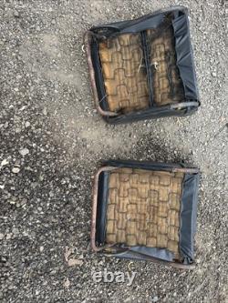 Set Of 1970 Ford Corsair Black Vinyl Seats Will Also Fit Mk2 Cortina 4 Door