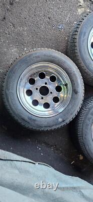 Set Of 4 6 X 13 Chrome Wheels Capri Mk1 Escort Mk2 Cortina Mk3 Mk4 Mk5