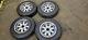 Set Of 4 Original Sports Steel Wheels Escort Mk2 Cortina Mk3 Mk4 Mk5 Dartboard