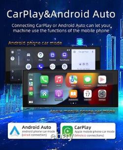 Single 1 Din Car Stereo Radio Android 12 GPS Navi WiFi Bluetooth FM Video Player
